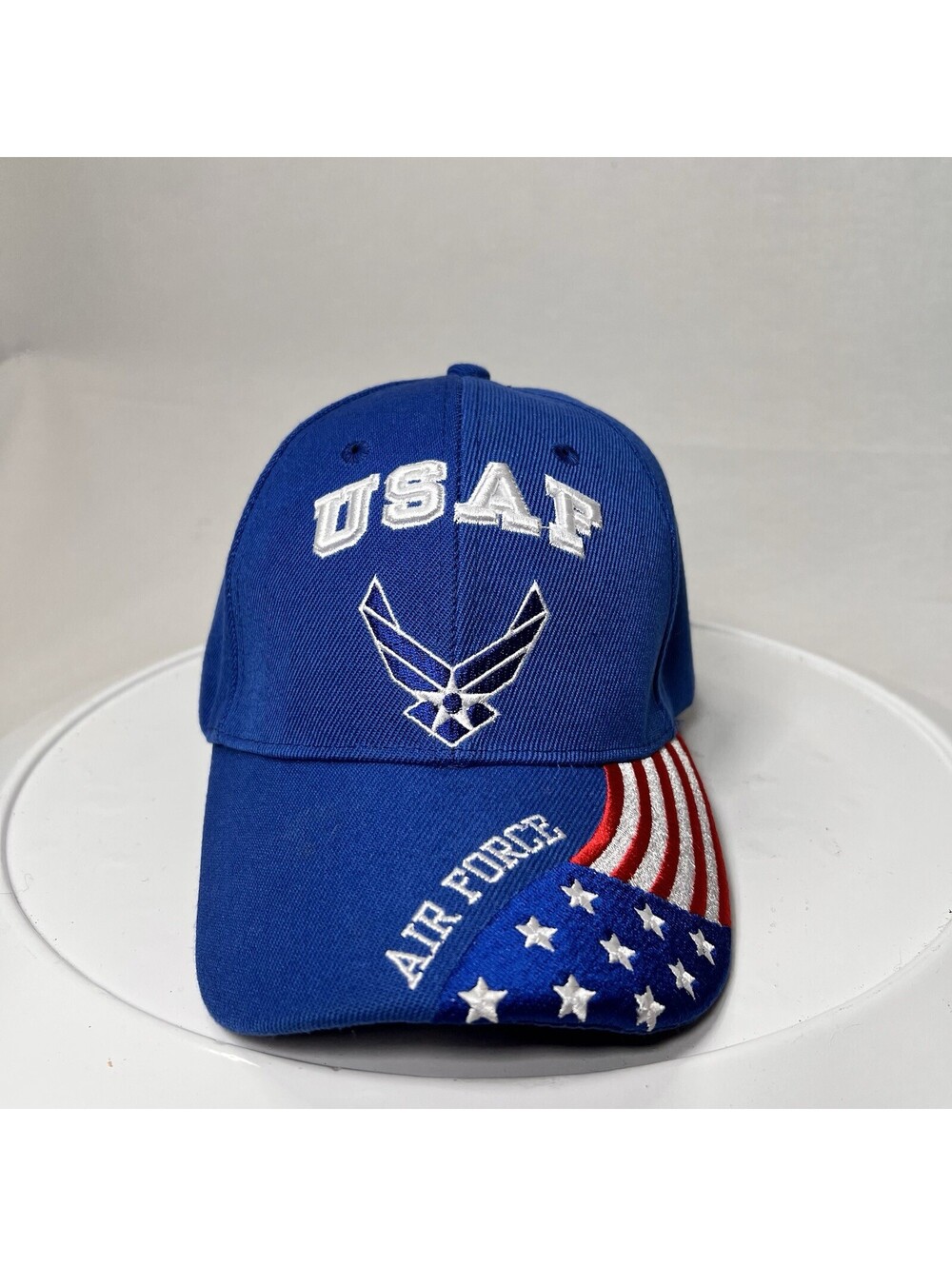 USAF Official Air Force Embroidered Adjustable Strap Back Ball Cap Hat OSFM